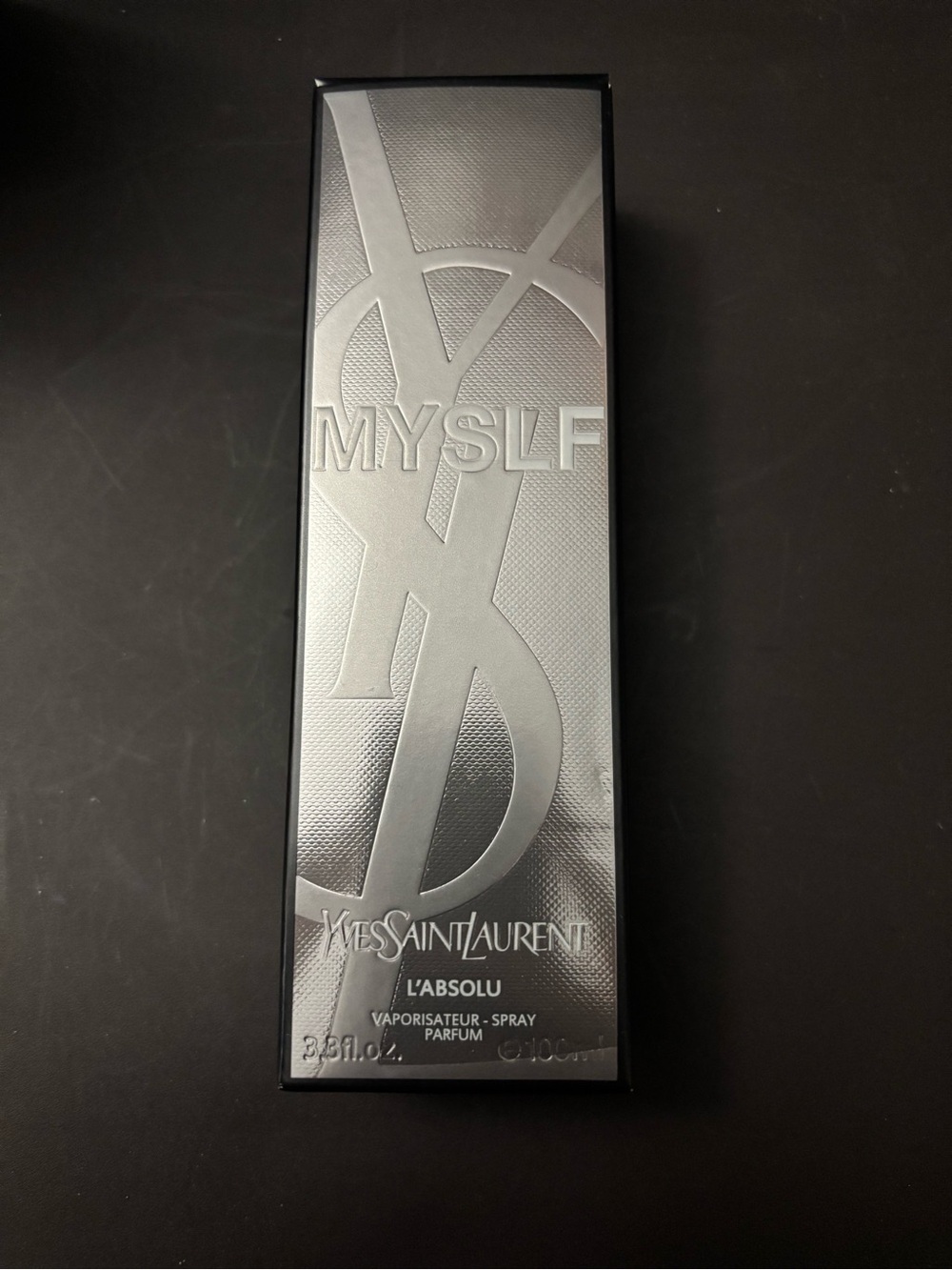 Yves Saint Laurent MYSLF L'Absolu Perfume Box - Metallic Gray